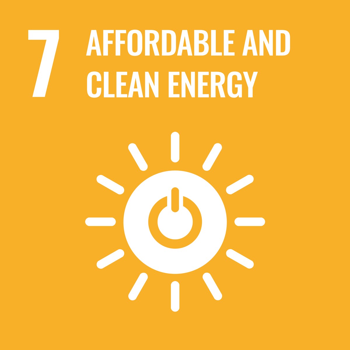 SDG 7: affordable and clean energy